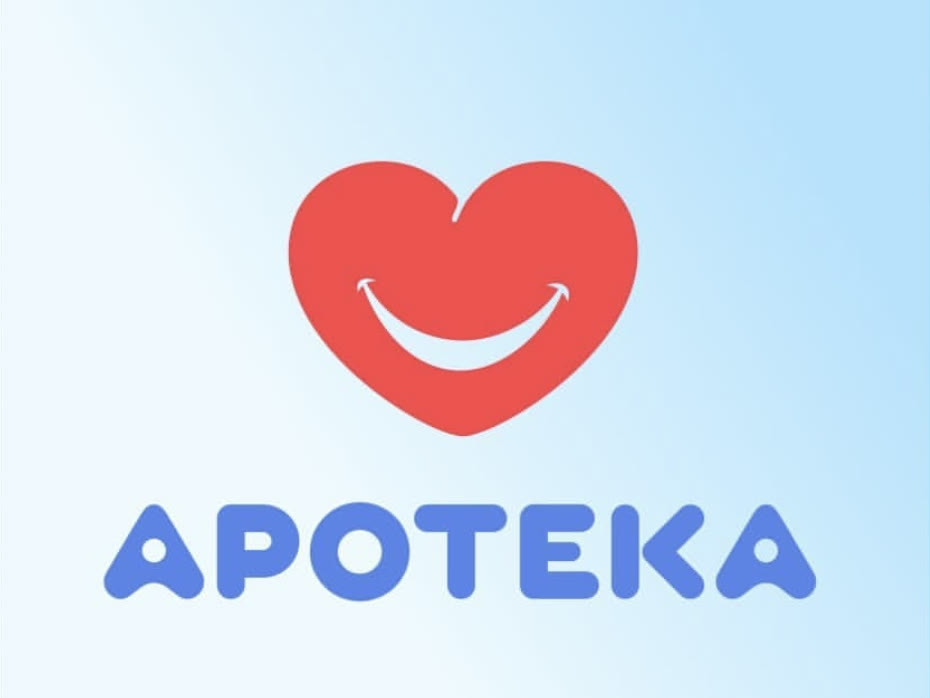 Логотип цифровой аптеки «Апотека»